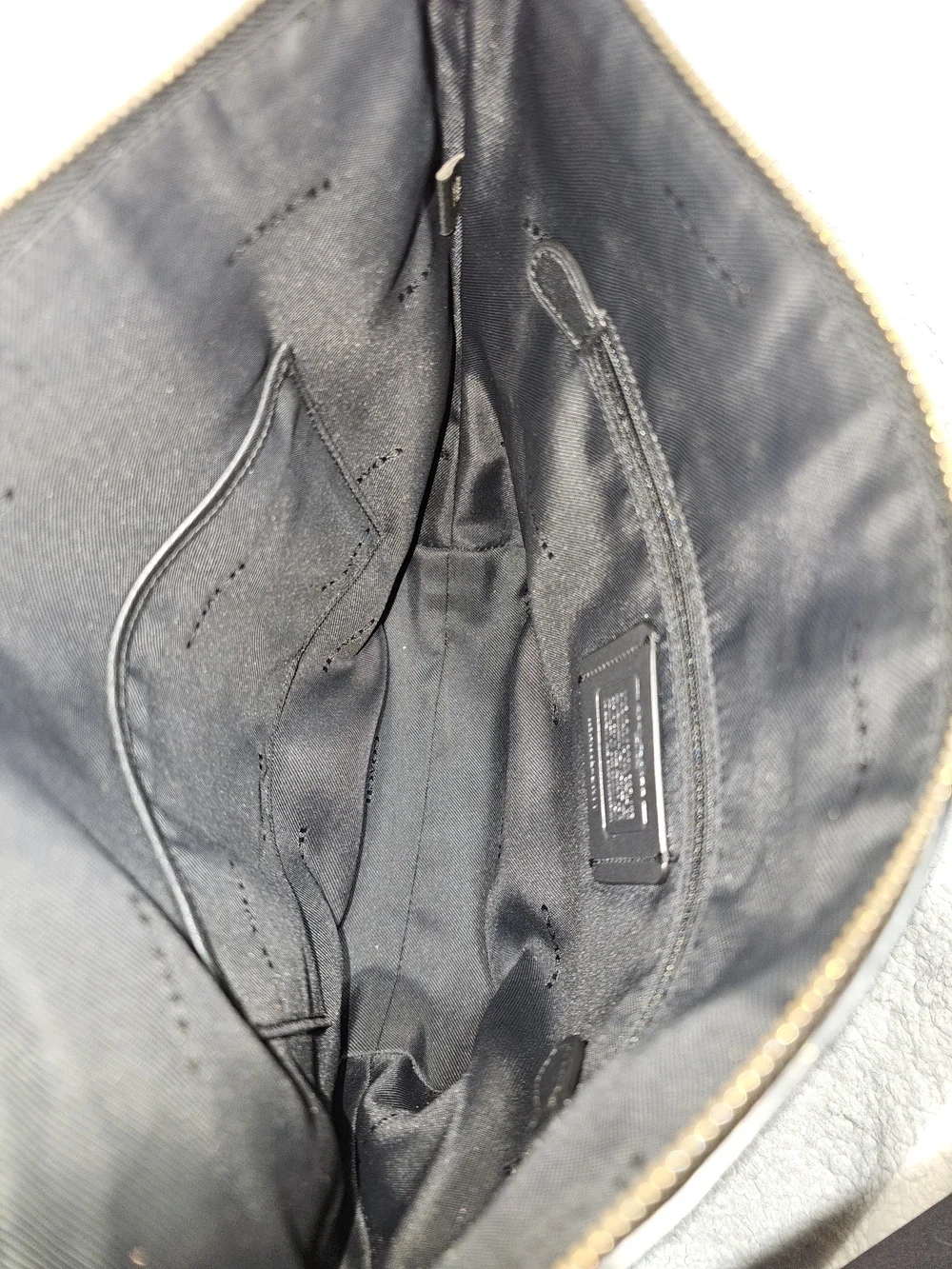 Coach Black Leather Crossbody Bag